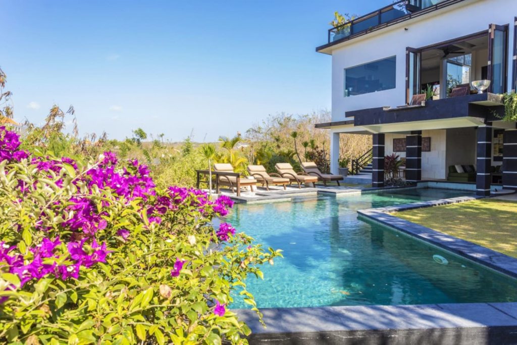 Luxury Airbnb villa with infinity pool in Uluwatu, Bali, Indonesia 