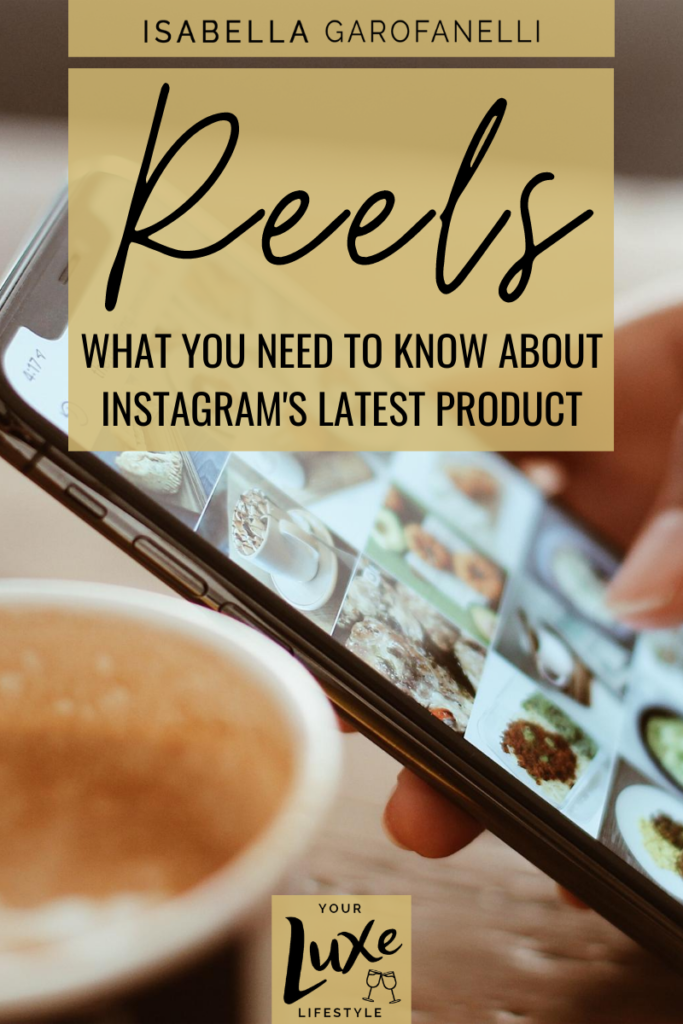 Blog graphic that reads "Reels: What You Need to Know About Instagram's Latest Product"