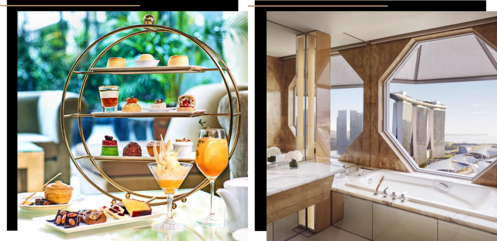 The Ritz Carlton Millenia luxury hotel in Singapore