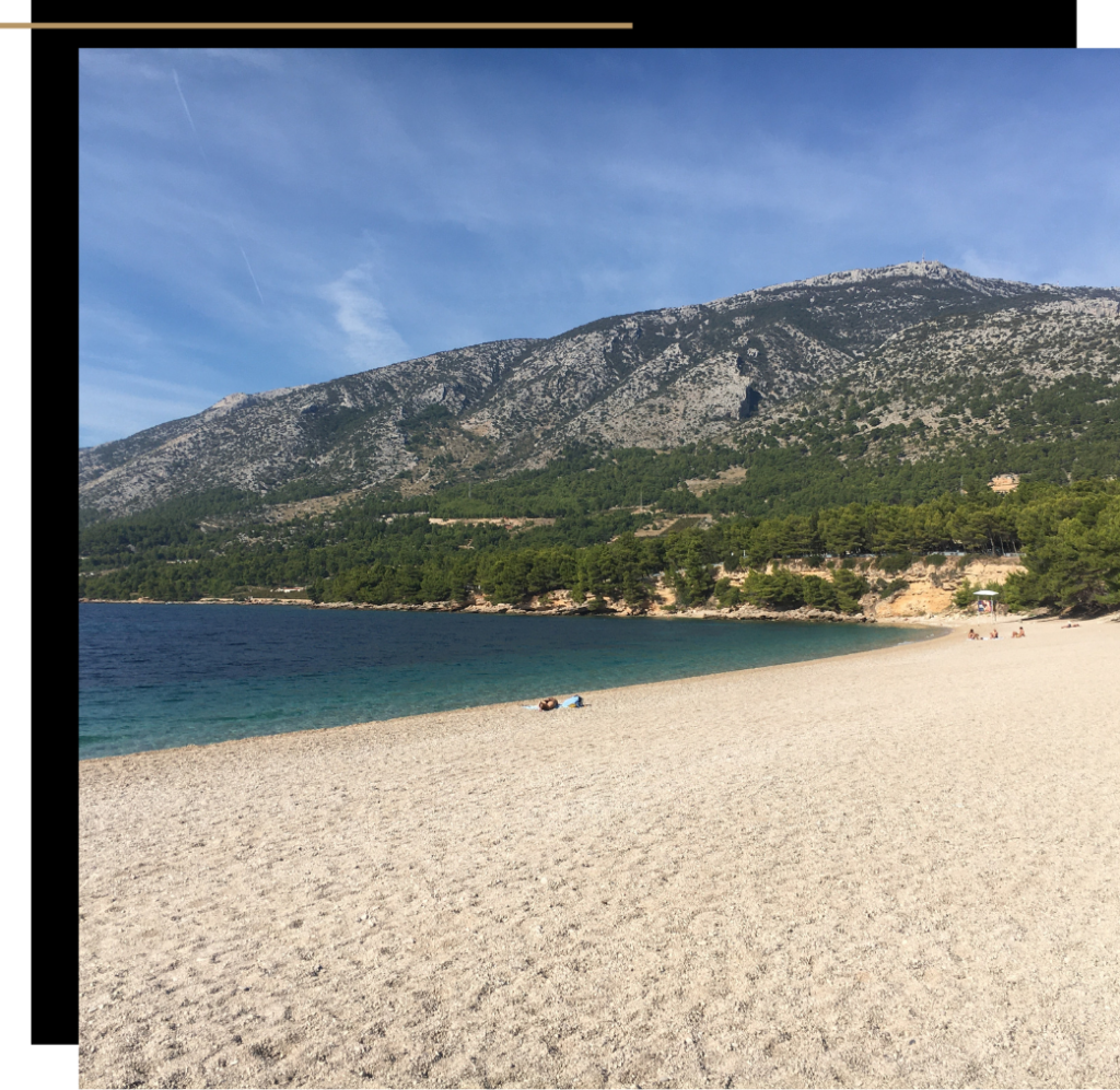 A beach in Croatia 