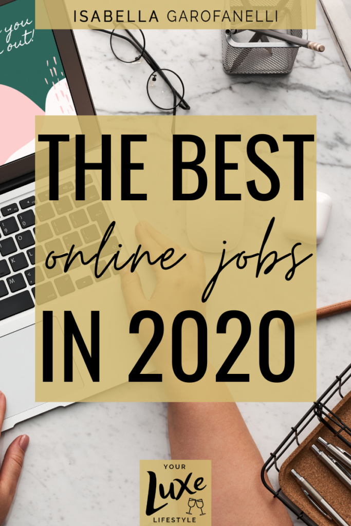 The best online jobs in 2020