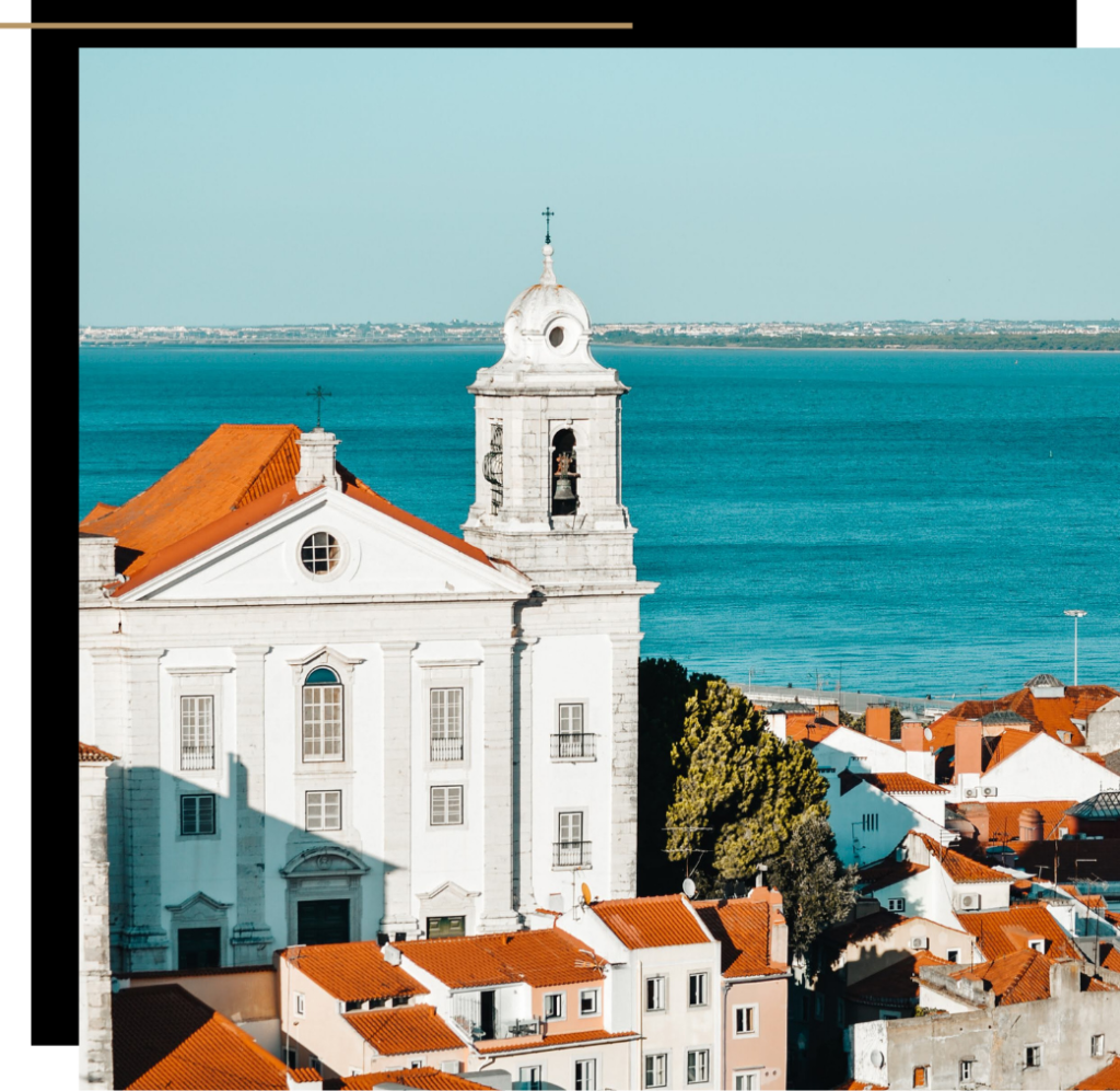 The coast of Lisbon