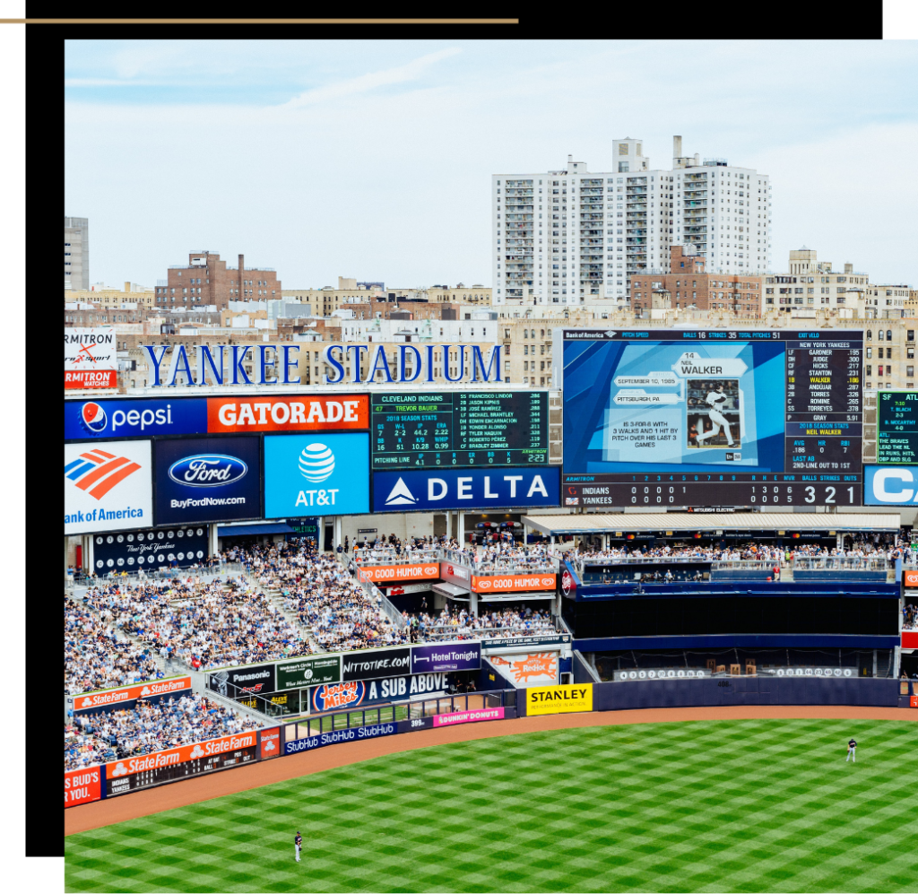 The Yankee Stadium in New York 