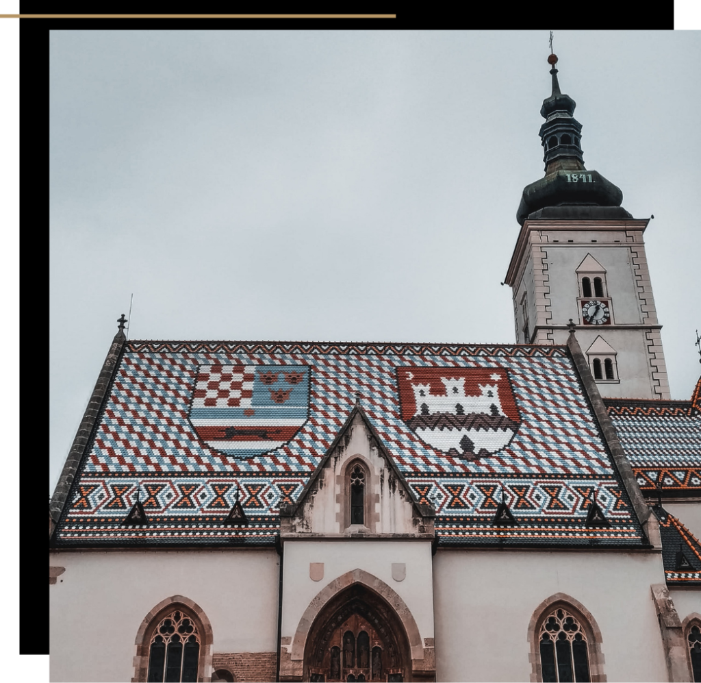 St. Mark's Church in Zagreb, Croatia 