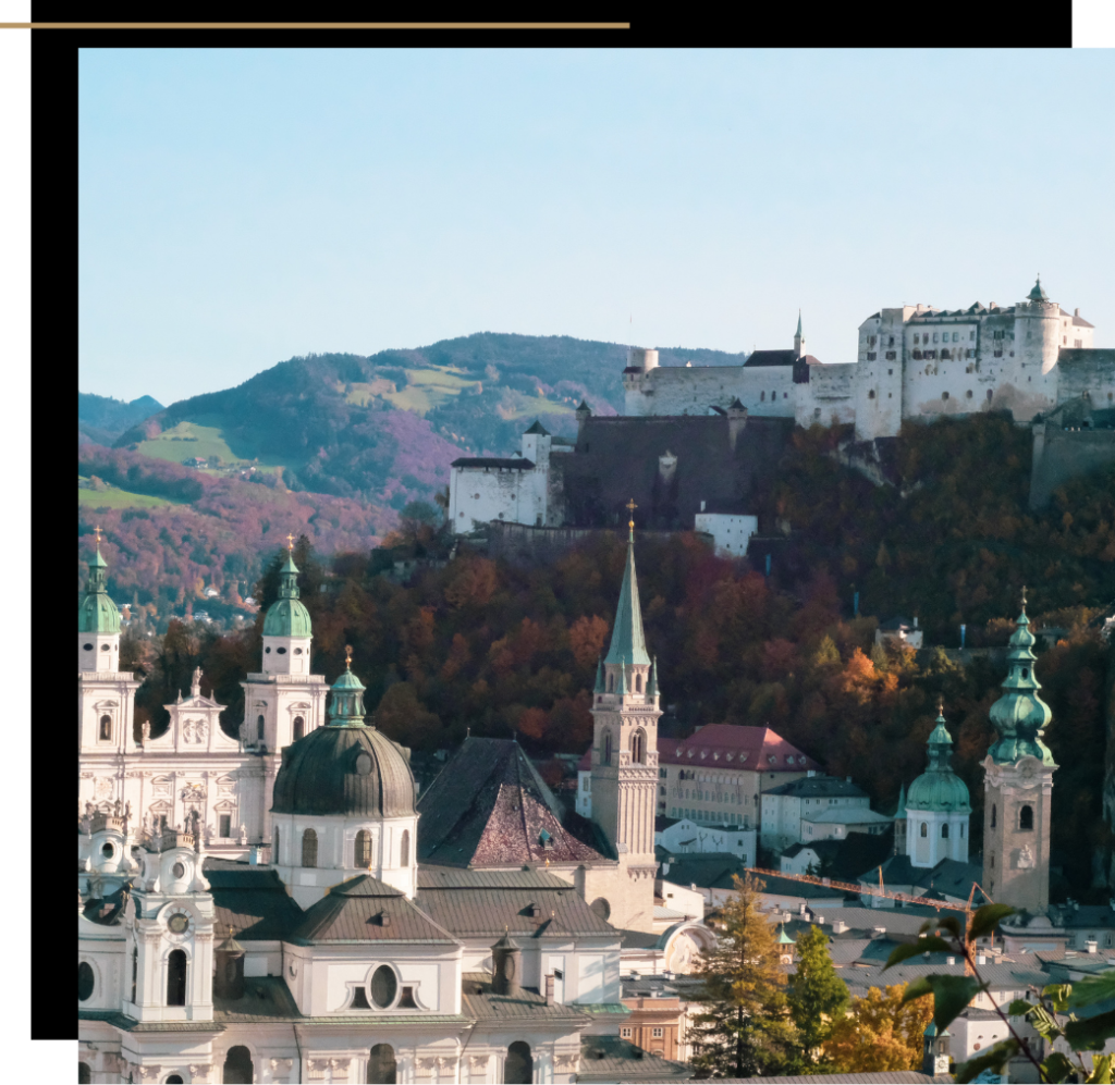 Salzburg, where one of the best Christmas markets in Europe is held 