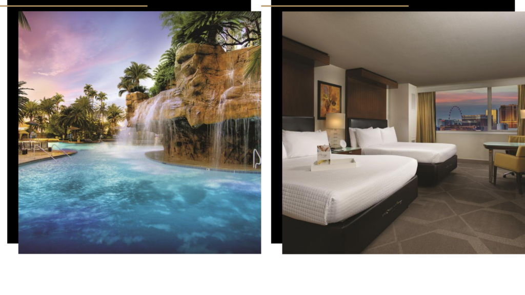 The Mirage, one of the best luxury hotels in Las Vegas