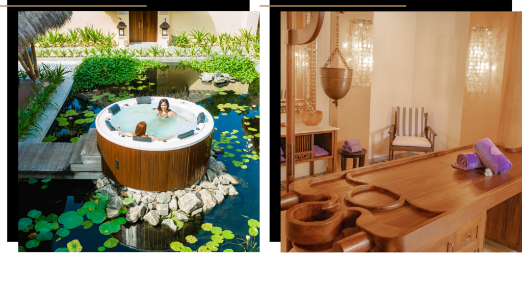 The spa at Emerald Maldives Resort