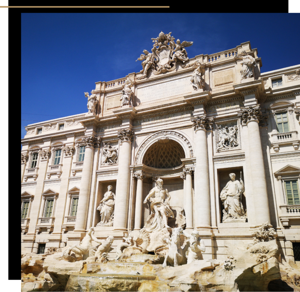 The Trevi Fountain, one of the best things to do in Rome